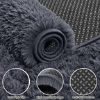 Area Rugs 9x12 Living Room Bedroom: Soft Fluffy Shag Rugs Upgrade Non-Slip High - Image 3