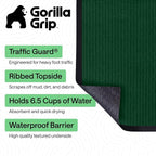 GORILLA GRIP Waterproof Traffic Guard Door Mat, Heavy Duty Entryway Mats - Image 2