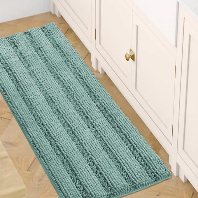 H.VERSAILTEX Bath Rugs for Bathroom Non Slip Bath Mats Extra Thick Chenille by HVERSAILTEX