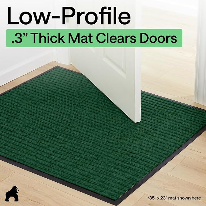 GORILLA GRIP Waterproof Traffic Guard Door Mat, 2 Pack Heavy Duty Entryway Mats - Image 9