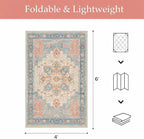 GENIMO Outdoor & Indoor Area Rug 4'x6', Waterproof, Non-Shedding, Easy Cleaning - Image 2