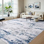 Area Rug Living Room Rugs: 8x10 Large Soft Indoor Carpet Modern Abstract Rug - Image 3