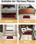 AMOAMI Upgraded Waffle Bath Mat, Super Absorbent Non Slip Bath Mats - Image 7