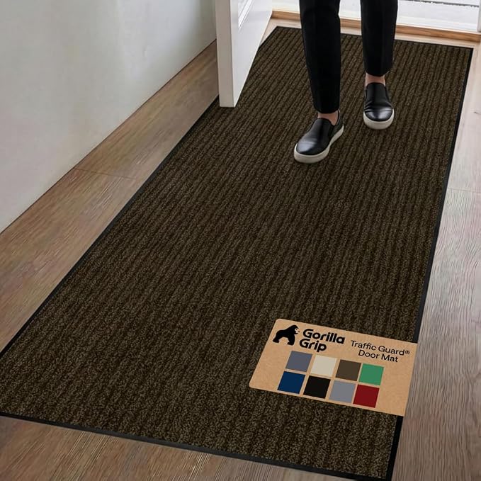 GORILLA GRIP Waterproof Traffic Guard Door Mat, Heavy Duty Entryway Mats by Unknown