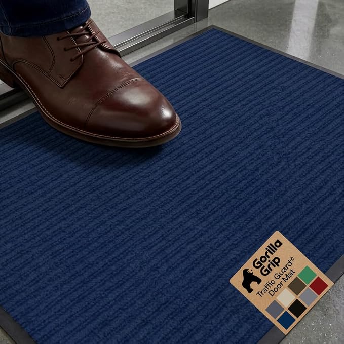 GORILLA GRIP Waterproof Traffic Guard Door Mat, Heavy Duty Entryway Mats by Unknown