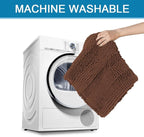 H.VERSAILTEX 2 Piece Bathroom Set Extra Thick Chenille Striped Pattern Bath Rugs - Image 7