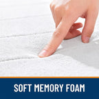 OLANLY Memory Foam Bath Mat 44x32, Super Soft Absorbent Bathroom Rugs, Quick Dry - Image 5