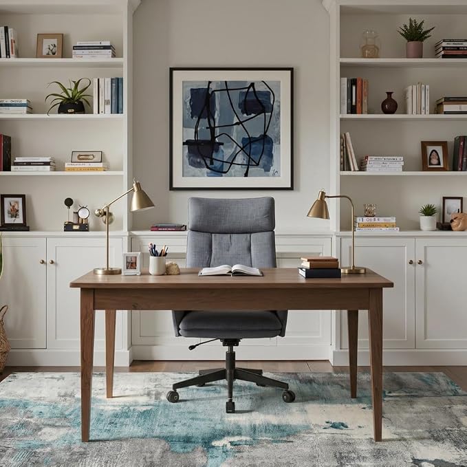 36"x60" Office Chair Mat for Hardwood Tile Floor, Under Desk Carpet Protector - Image 4