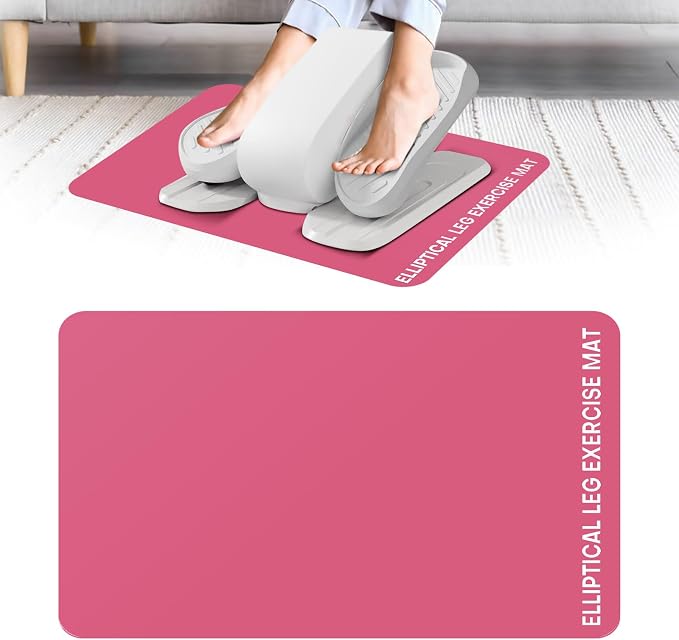 Under Desk Elliptical Mat by AdventureBuiltHomePerfected