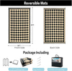 HUGEAR Outdoor Rug for Patios Clearance, Waterproof Mat, Large Outside Carpet - Image 2