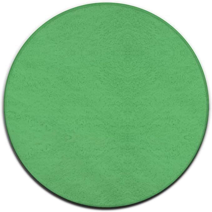 Machine Washable Modern Round Area Rug, Room Sofa Yoga Soft Round Carpet by Meaudiwes