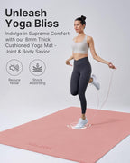 YOTTOY Large Yoga Mat, Extra Wide TPE Exercise Mat, Non-Slip Workout Mat - Image 7