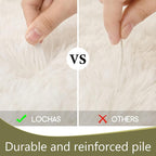 LOCHAS Ultra Soft Indoor Modern Area Rugs Fluffy Living Room Carpets - Image 7