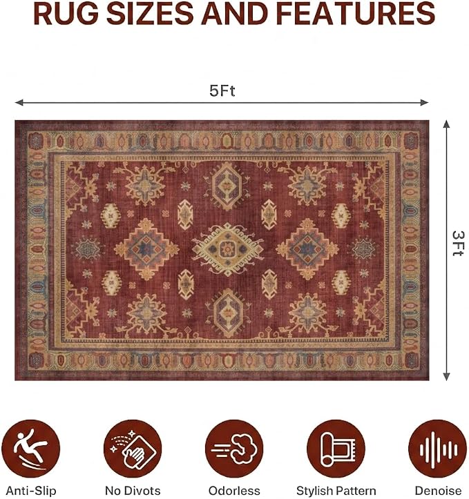 36"x60" Office Chair Mat for Hardwood Tile Floor, Under Desk Carpet Protector - Image 6