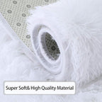 Andecor Soft Fluffy Bedroom Rugs, 4 x 6 Feet Indoor Shaggy Plush Area Rug - Image 6