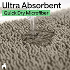 GORILLA GRIP Bath Rug Mat 44x26, Thick Soft Absorbent Chenille, Quick Dry - Image 5