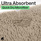 GORILLA GRIP Bath Rug Mat, Thick Soft Absorbent Chenille, Quick Dry Microfiber - Image 5