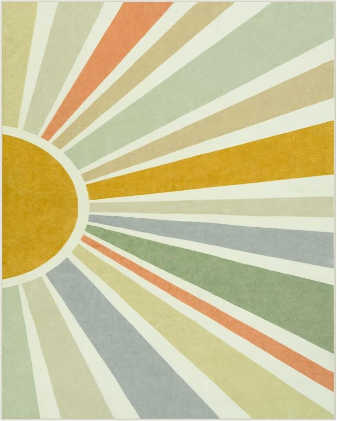 STARUIA Sun 8x10 Washable Area Rugs - Image 7