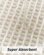 Upgraded Waffle Bath Mat Set of 2, Super Absorbent Non Slip Bath Mats - Image 4