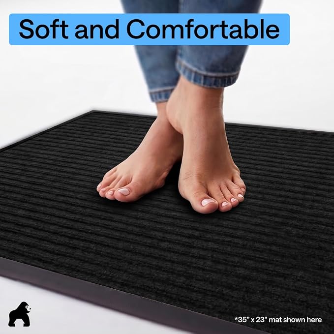 GORILLA GRIP Waterproof Traffic Guard Door Mat, Heavy Duty Entryway Mats - Image 8