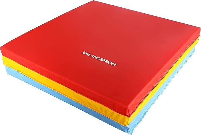 BalanceFrom 6x2 Feet 3-Panel Folding Gymnastics Mat – 2-Inch Thick Pad - Image 8