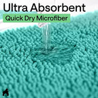 GORILLA GRIP Bath Rug Mat 30x20, Thick Soft Absorbent Chenille, Quick Dry - Image 5