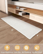 AMOAMI Upgraded Waffle Runner Rug Super Absorbent Non Slip Bath Mats - Image 2