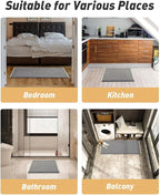 Upgraded Waffle Bath Mat, Super Absorbent Non Slip Bath Mats - Image 7