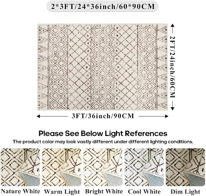 Small Rug 2x3 Washable - Image 2