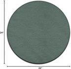 Machine Washable Modern Round Area Rug, Room Sofa Yoga Soft Round Carpet - Image 3