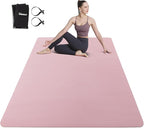 UMINEUX Large Yoga Mat for Men and Women 1/4 & 2/5 Inch Extra Thick TPE Fitness by UMINEUX