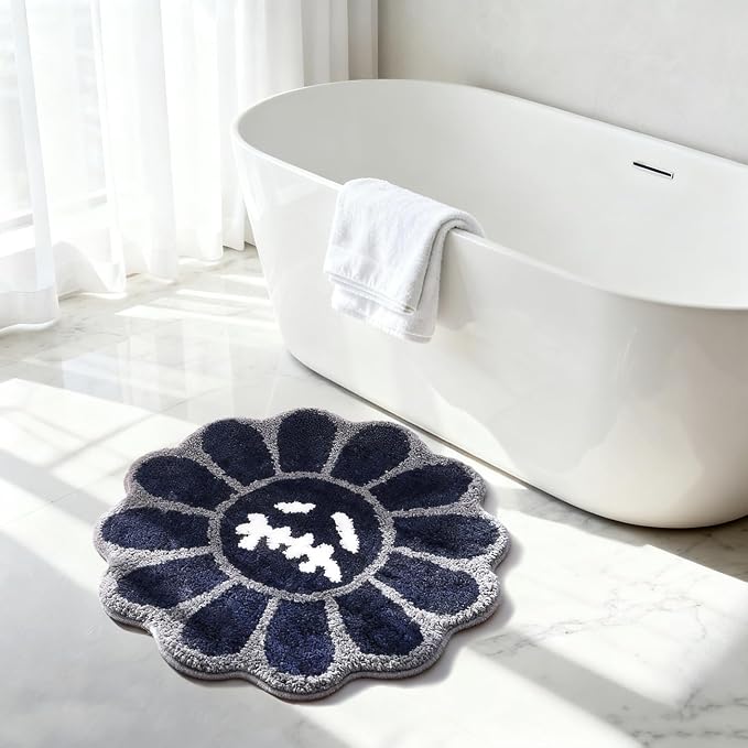 Trippy Happy Face Rug Cool Rugs Tufted Quick Dry Bath Mats - Image 7