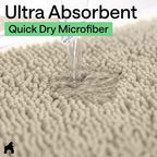 GORILLA GRIP Bath Rug Mat 30x20, Thick Soft Absorbent Chenille, Quick Dry - Image 5