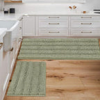 H.VERSAILTEX Bathroom Rug Sets 2 Piece Bath Mats Non Slip Thick Soft Chenille by HVERSAILTEX