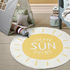 Poowe Sunshine Soft Plush Round Rug - Image 3