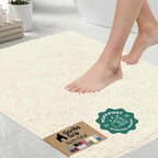 GORILLA GRIP Bath Rug Mat 60x24, Thick Soft Absorbent Chenille, Quick Dry by Unknown