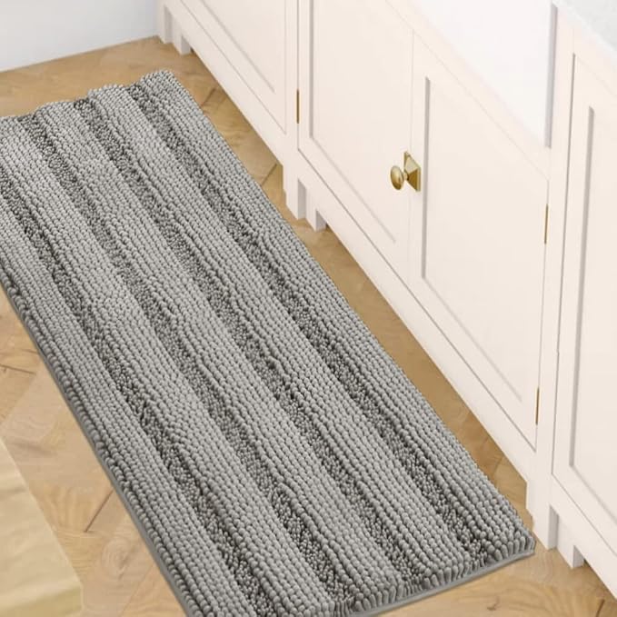H.VERSAILTEX Bath Rugs for Bathroom Non Slip Bath Mats Extra Thick Chenille by HVERSAILTEX