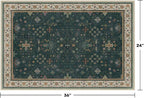 Dark Green 2x3 Door Mat Indoor Entrance Rug - Image 2