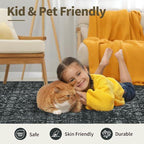 Rugxara 2x6 Runner Rug, Washable Kitchen Rugs, Non Slip Low Pile Area Rug Carpet - Image 7