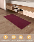AMOAMI Upgraded Waffle Runner Rug Super Absorbent Non Slip Bath Mats - Image 7