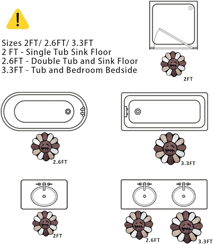 Trippy Happy Face Rug Cool Rugs Tufted Quick Dry Bath Mats - Image 2