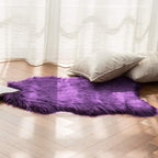 MIULEE Luxury Super Soft Fluffy Area Rug Faux Fur Sheepskin Rug Decorative - Image 8