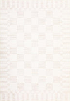 GarveeHome Beige Checkered Rug 5×7 Area Rugs - Image 5