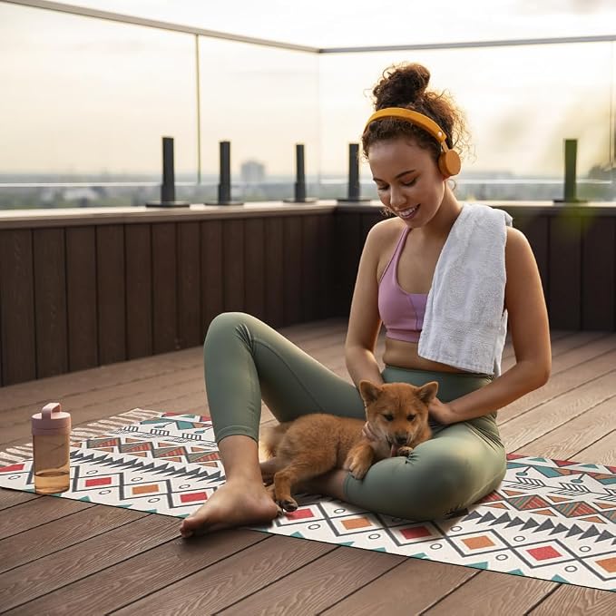 nuveti Cotton Yoga Mat - Image 6