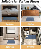 AMOAMI Upgraded Waffle Runner Rug Super Absorbent Non Slip Bath Mats - Image 6