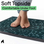 GORILLA GRIP 100% Waterproof All-Season WeatherMAX Doormat, US Designed Natural - Image 8