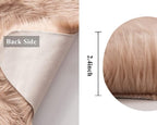 MIULEE Fluffy Rug Soft Shaggy Faux Fur Area Rug Luxury Plush Sheepskin Carpet - Image 2