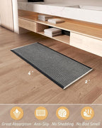 AMOAMI Upgraded Waffle Runner Rug Super Absorbent Non Slip Bath Mats - Image 7