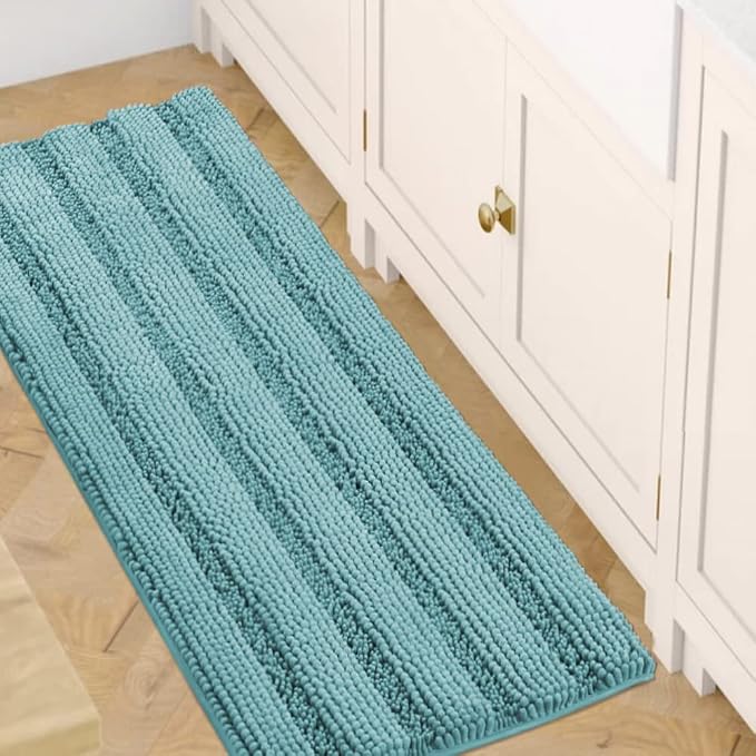 H.VERSAILTEX Bath Rugs for Bathroom Non Slip Bath Mats Extra Thick Chenille by HVERSAILTEX