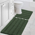 H.VERSAILTEX Bathroom Rugs Bath Rug Set 2 Piece Bathroom Contour Rug Toilet Mat by HVERSAILTEX